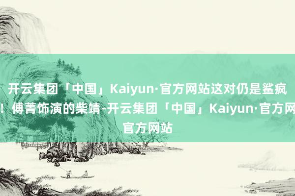 开云集团「中国」Kaiyun·官方网站这对仍是鲨疯了！傅菁饰演的柴靖-开云集团「中国」Kaiyun·官方网站