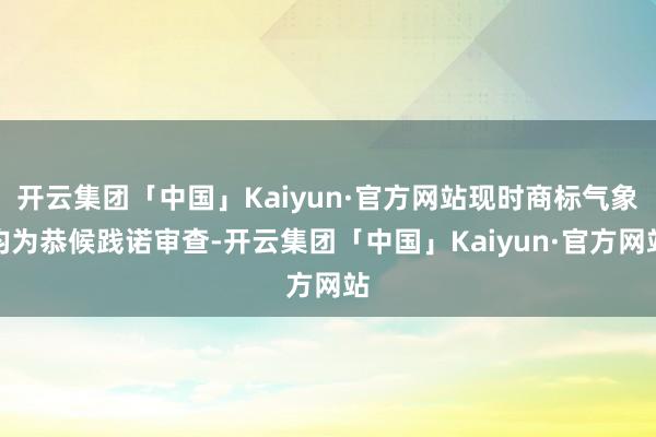 开云集团「中国」Kaiyun·官方网站现时商标气象均为恭候践诺审查-开云集团「中国」Kaiyun·官方网站
